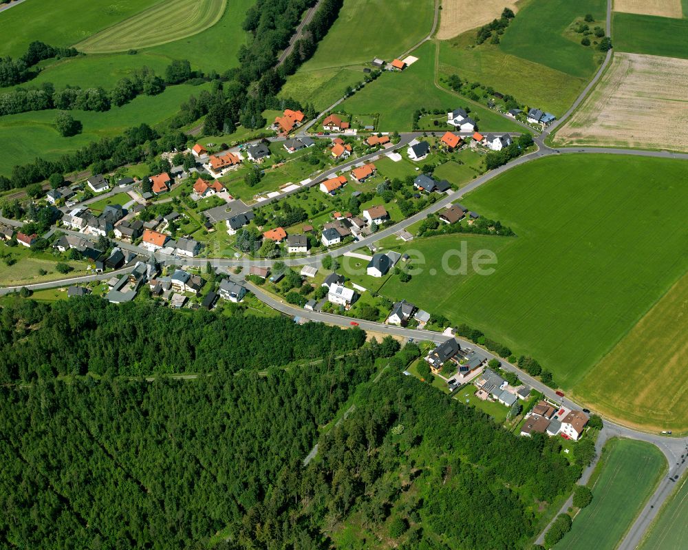 Luftbild Förbau - Dorf - Ansicht am Rande von Waldgebieten in Förbau im Bundesland Bayern, Deutschland