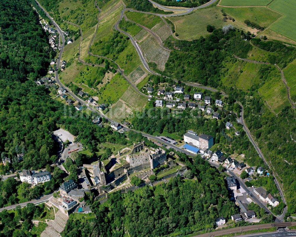 Luftbild Gründelbach - Dorf - Ansicht am Rande von Waldgebieten in Gründelbach im Bundesland Rheinland-Pfalz, Deutschland