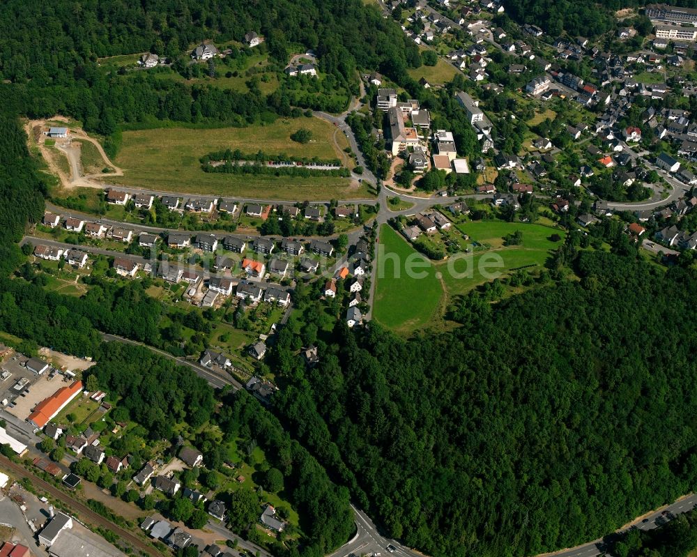 Kunst-Wittgenstein aus der Vogelperspektive: Dorf - Ansicht am Rande Waldgebieten in Kunst-Wittgenstein im Bundesland Nordrhein-Westfalen, Deutschland