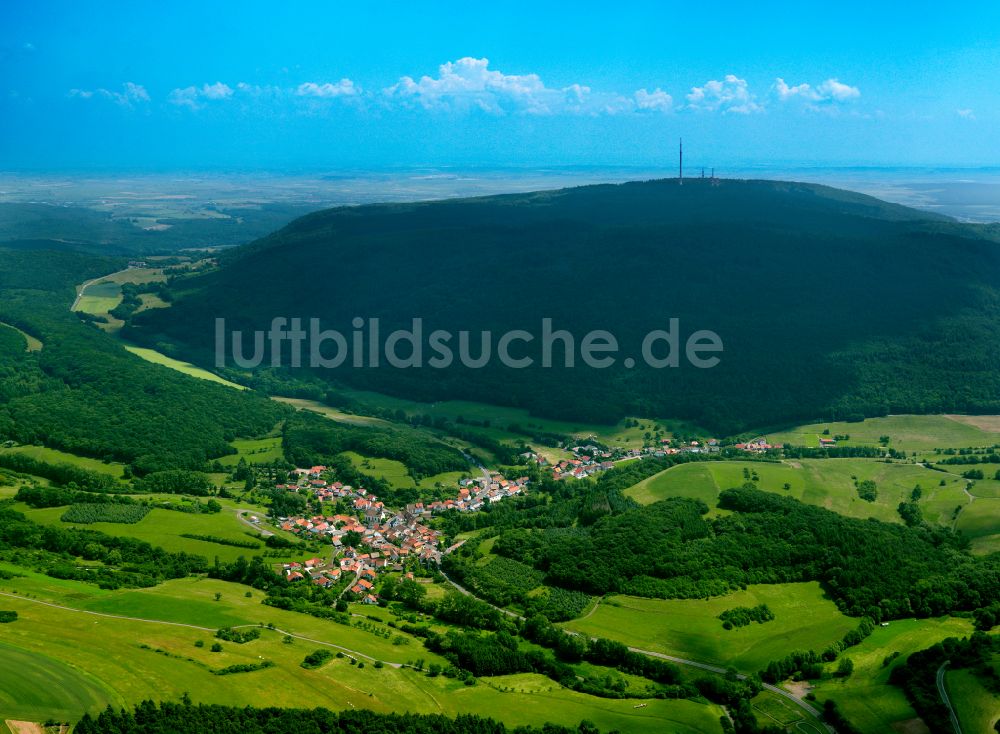 Luftbild Marienthal - Dorf - Ansicht am Rande von Waldgebieten in Marienthal im Bundesland Rheinland-Pfalz, Deutschland