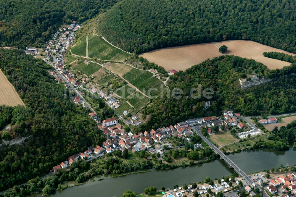 Luftbild Mühlbach - Dorf - Ansicht am Rande von Waldgebieten in Mühlbach im Bundesland Bayern, Deutschland