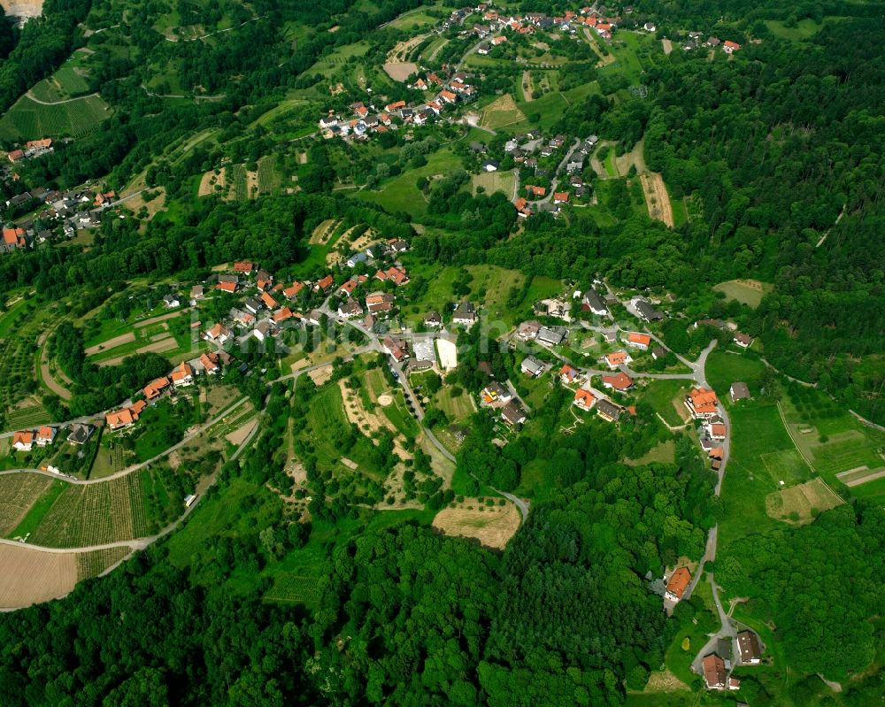 Luftbild Neusatz - Dorf - Ansicht am Rande Waldgebieten in Neusatz im Bundesland Baden-Württemberg, Deutschland