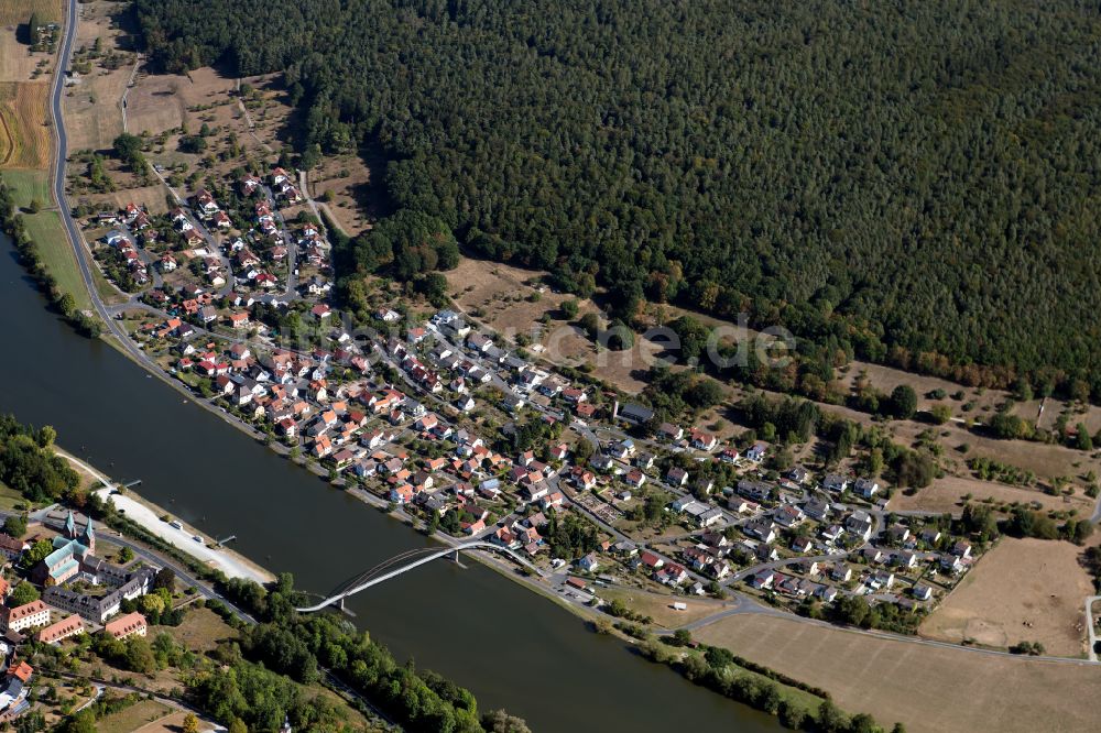 Luftaufnahme Neustadt am Main - Dorf - Ansicht am Rande von Waldgebieten in Neustadt am Main im Bundesland Bayern, Deutschland