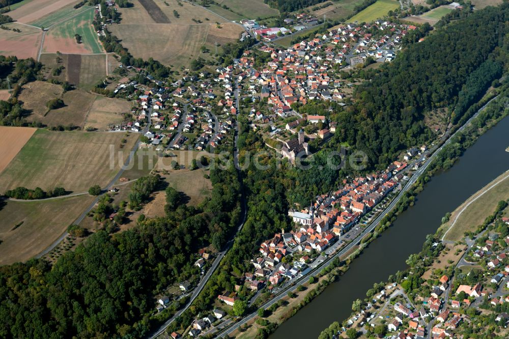 Luftbild Rothenfels - Dorf - Ansicht am Rande von Waldgebieten in Rothenfels im Bundesland Bayern, Deutschland