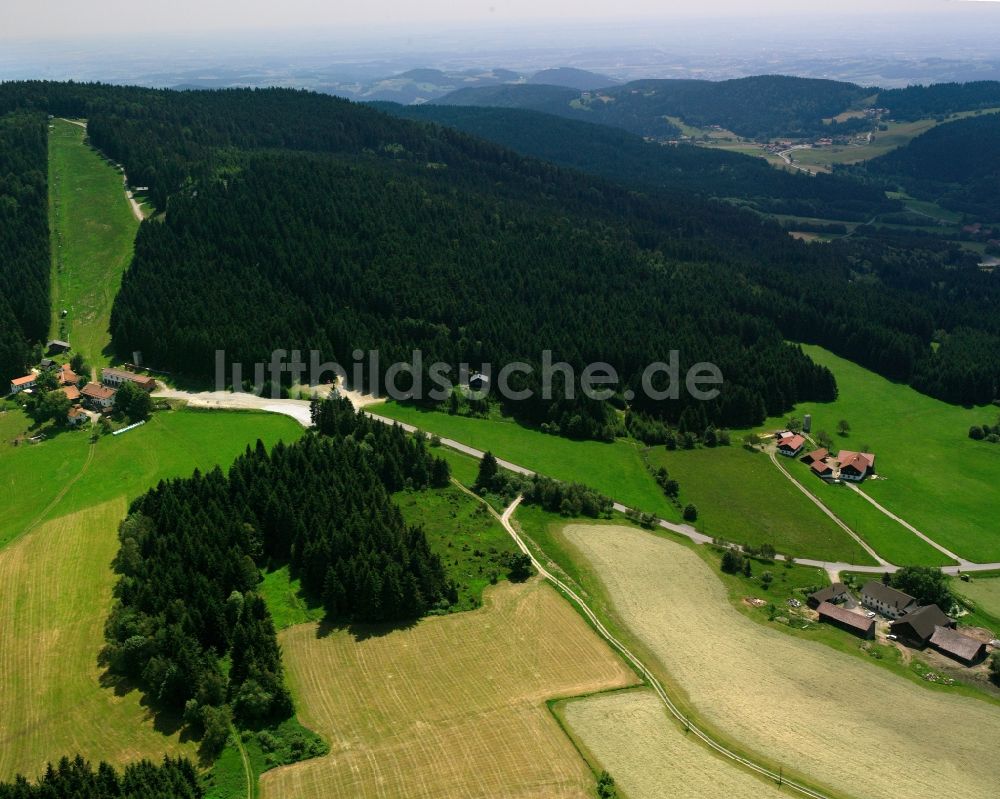 Luftbild Sankt Englmar - Dorf - Ansicht am Rande Waldgebieten in Sankt Englmar im Bundesland Bayern, Deutschland