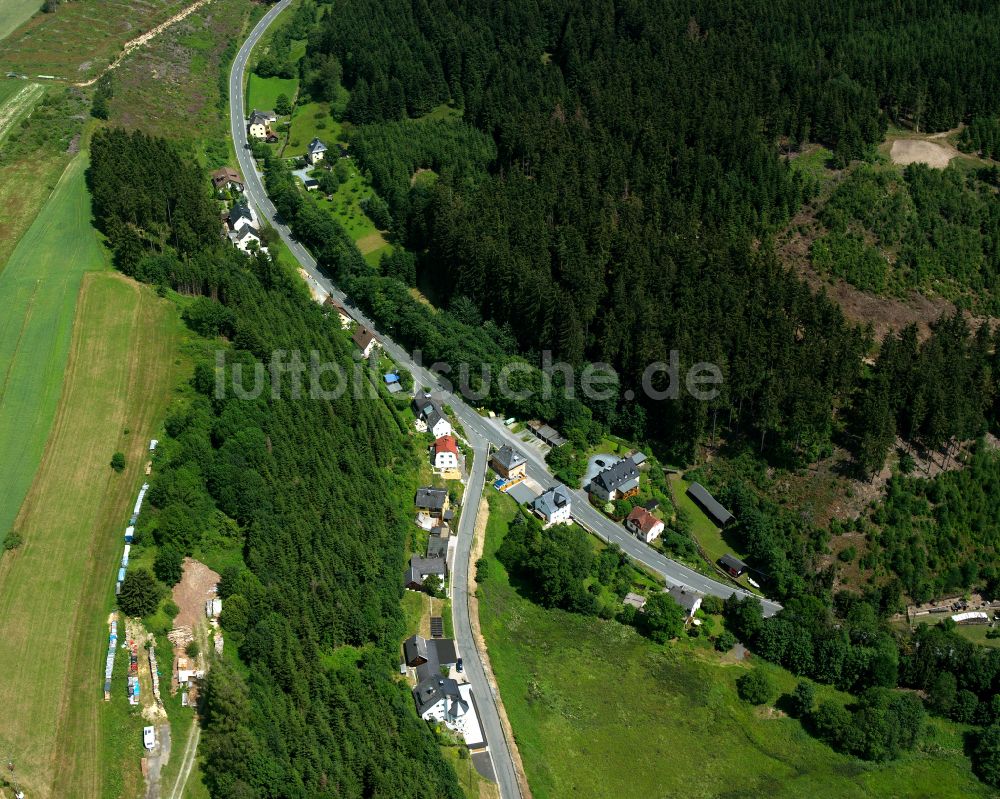 Luftaufnahme Schwarzenstein - Dorf - Ansicht am Rande von Waldgebieten in Schwarzenstein im Bundesland Bayern, Deutschland