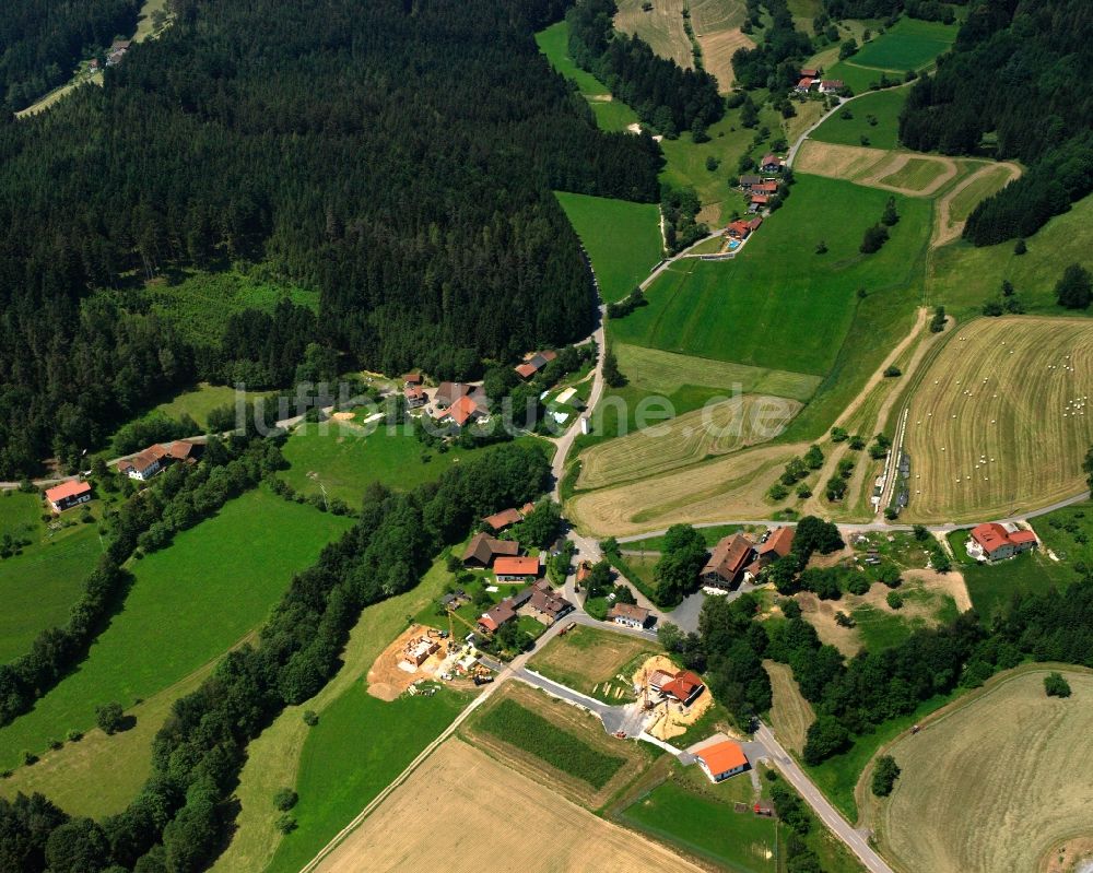 Luftbild Sparr - Dorf - Ansicht am Rande Waldgebieten in Sparr im Bundesland Bayern, Deutschland