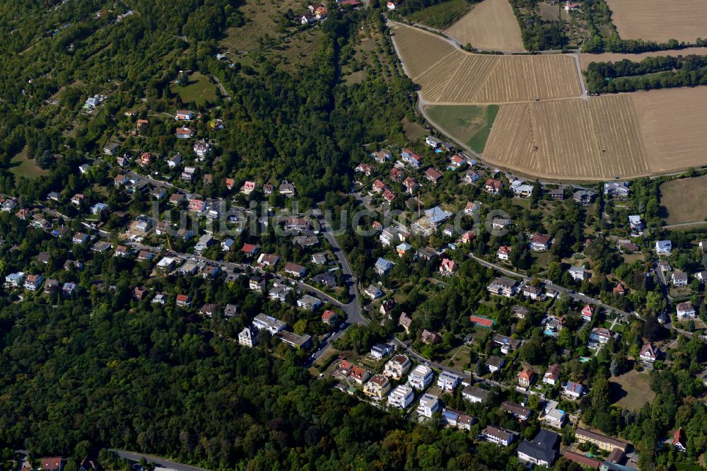 Steinbachtal aus der Vogelperspektive: Dorf - Ansicht am Rande von Waldgebieten in Steinbachtal im Bundesland Bayern, Deutschland