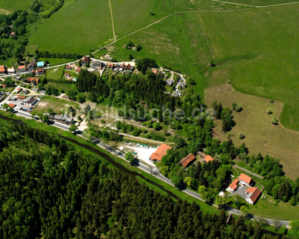 Luftbild Tanne - Dorf - Ansicht am Rande von Waldgebieten in Tanne im Bundesland Sachsen-Anhalt, Deutschland