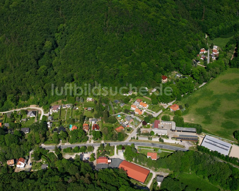 Luftbild Wernigerode - Dorf - Ansicht am Rande von Waldgebieten in Wernigerode im Bundesland Sachsen-Anhalt, Deutschland