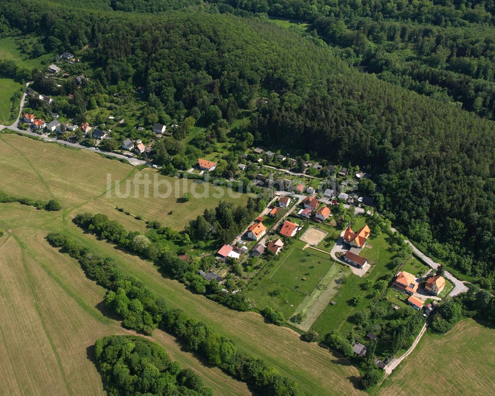 Luftbild Wernigerode - Dorf - Ansicht am Rande von Waldgebieten in Wernigerode im Bundesland Sachsen-Anhalt, Deutschland