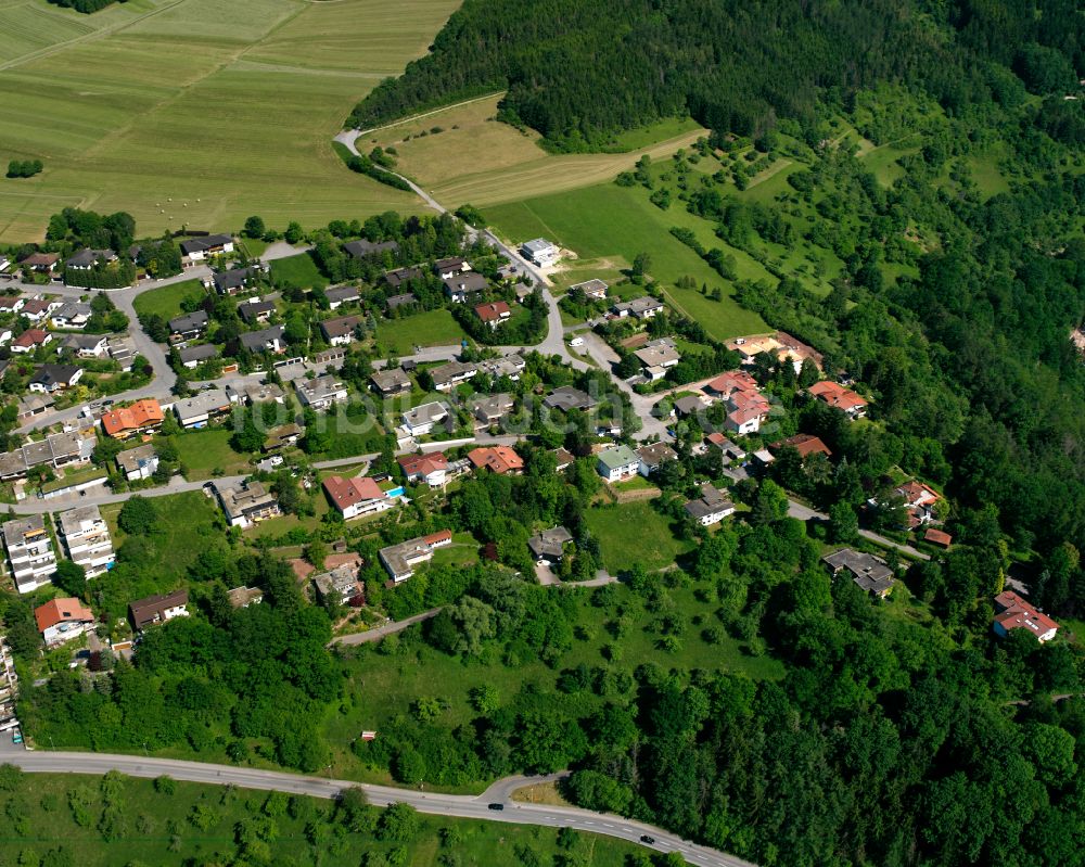 Luftbild Wildberg - Dorf - Ansicht am Rande von Waldgebieten in Wildberg im Bundesland Baden-Württemberg, Deutschland