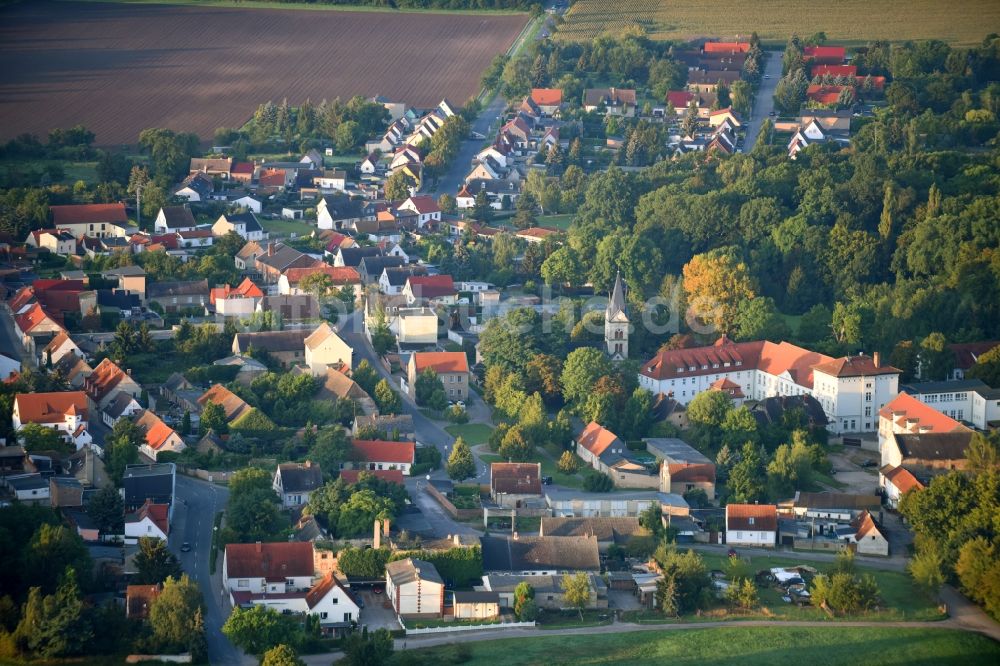 Rathmannsdorf von oben - Dorf - Ansicht in Rathmannsdorf im Bundesland Sachsen-Anhalt, Deutschland