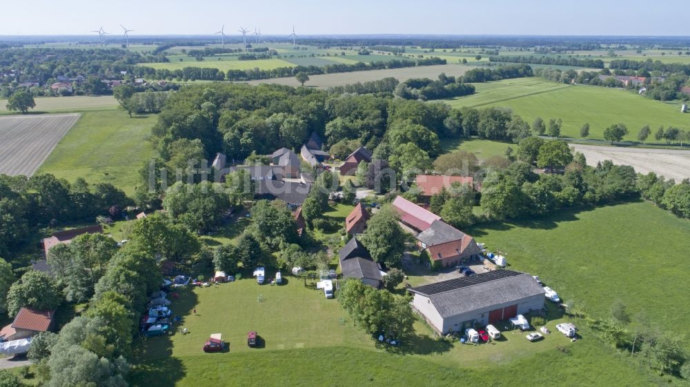 Luftaufnahme Reddebeitz - Dorf - Ansicht in Reddebeitz im Bundesland Niedersachsen, Deutschland