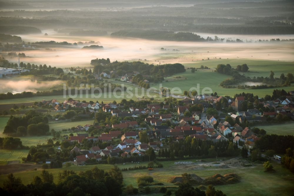 Luftaufnahme Reetz - Dorf - Ansicht in Reetz im Bundesland Brandenburg, Deutschland