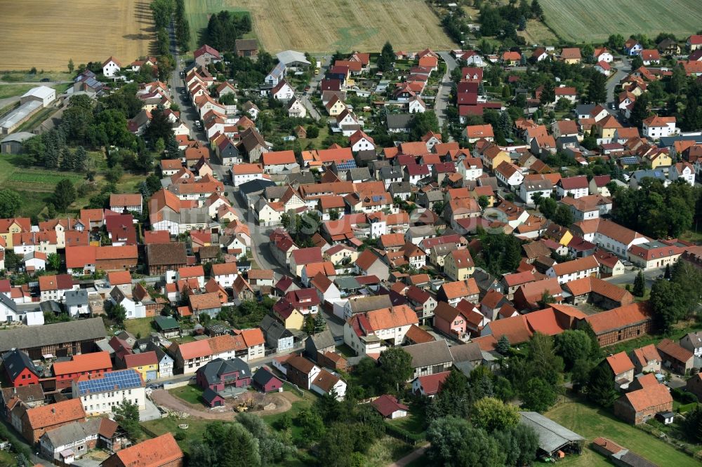 Remstädt von oben - Dorf - Ansicht von Remstädt im Bundesland Thüringen