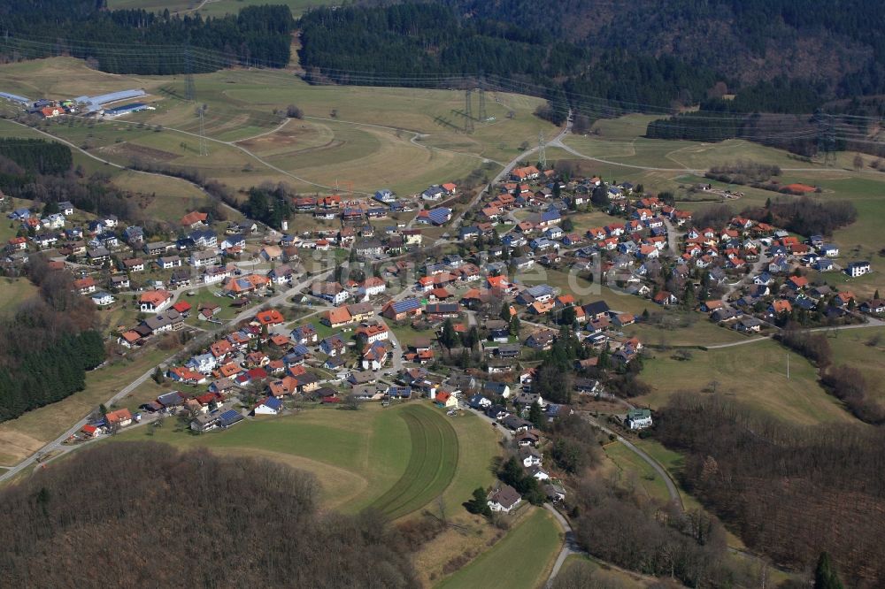 Luftaufnahme Rippolingen - Dorf - Ansicht in Rippolingen im Bundesland Baden-Württemberg, Deutschland