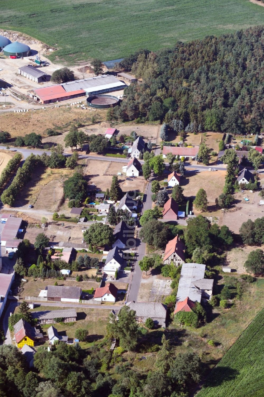 Luftbild Rittleben - Dorf - Ansicht in Rittleben im Bundesland Sachsen-Anhalt, Deutschland