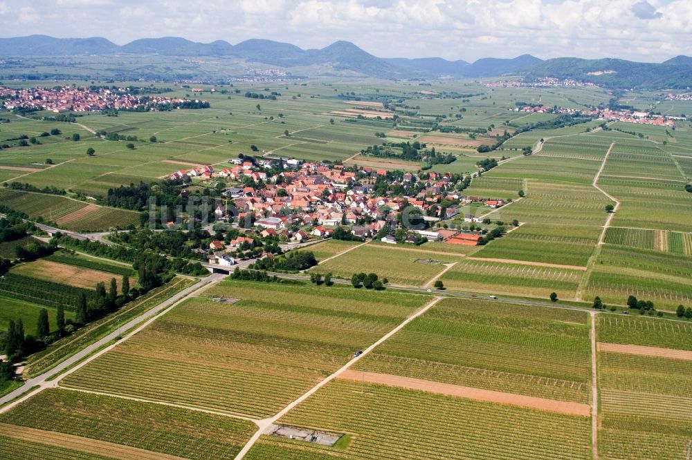 Luftaufnahme Roschbach - Dorf - Ansicht in Roschbach im Bundesland Rheinland-Pfalz