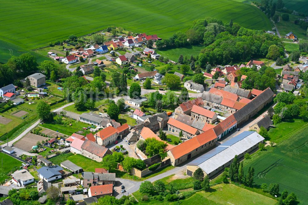 Luftbild Rottelsdorf - Dorf - Ansicht in Rottelsdorf im Bundesland Sachsen-Anhalt, Deutschland