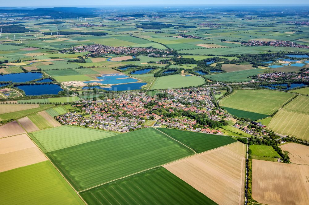 Rössing aus der Vogelperspektive: Dorf - Ansicht in Rössing im Bundesland Niedersachsen, Deutschland