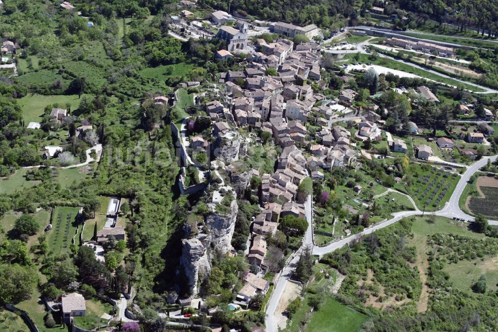 Luftbild Saignon - Dorf - Ansicht von Saignon in Provence-Alpes-Cote d'Azur, Frankreich