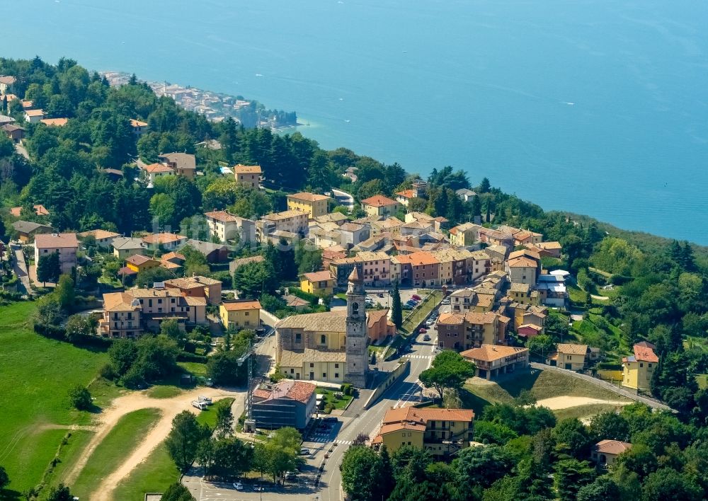 Luftbild San Zeno - Dorf - Ansicht von San Zeno in Veneto, Italien