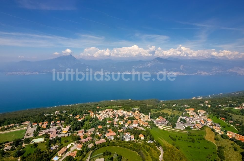 Luftbild San Zeno - Dorf - Ansicht von San Zeno in Veneto, Italien