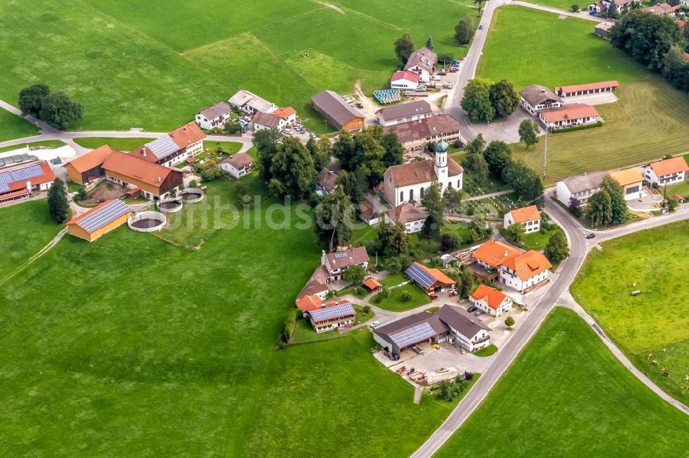 Luftaufnahme Sankt Leonhard i.Forst - Dorf - Ansicht in Sankt Leonhard i.Forst im Bundesland Bayern, Deutschland