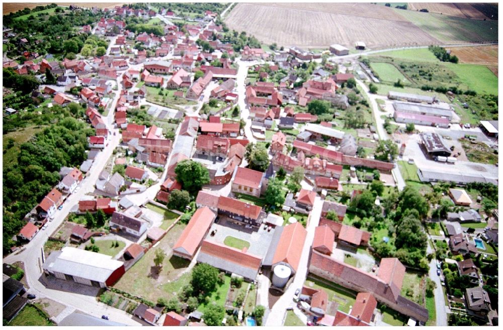 Luftaufnahme Sargstedt - Dorf - Ansicht von Sargstedt im Bundesland Sachsen-Anhalt