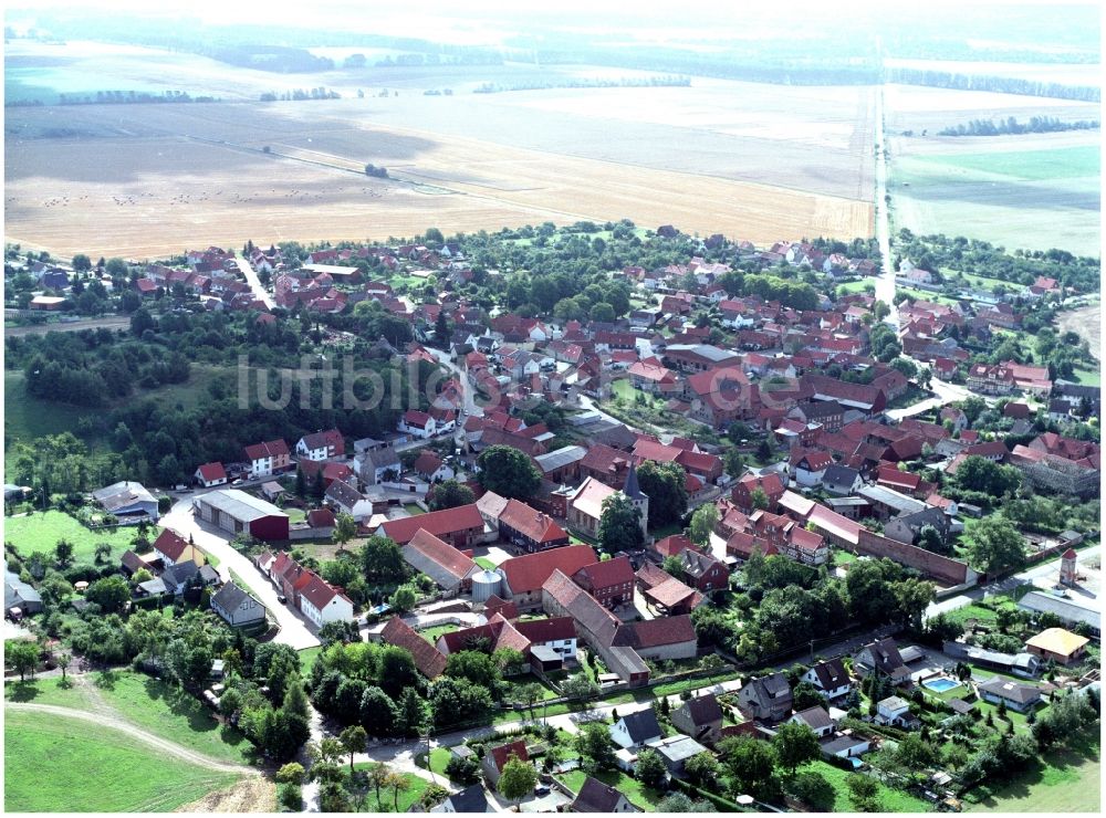 Luftbild Sargstedt - Dorf - Ansicht von Sargstedt im Bundesland Sachsen-Anhalt