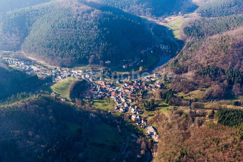 Schönau (Pfalz) von oben - Dorf - Ansicht in Schönau (Pfalz) im Bundesland Rheinland-Pfalz, Deutschland