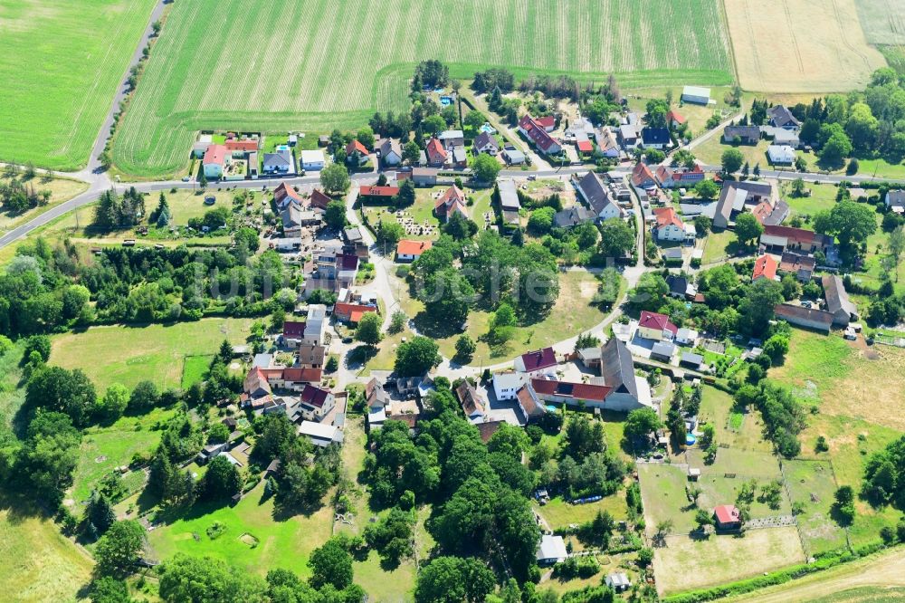 Luftbild Scholitz - Dorf - Ansicht in Scholitz im Bundesland Sachsen, Deutschland