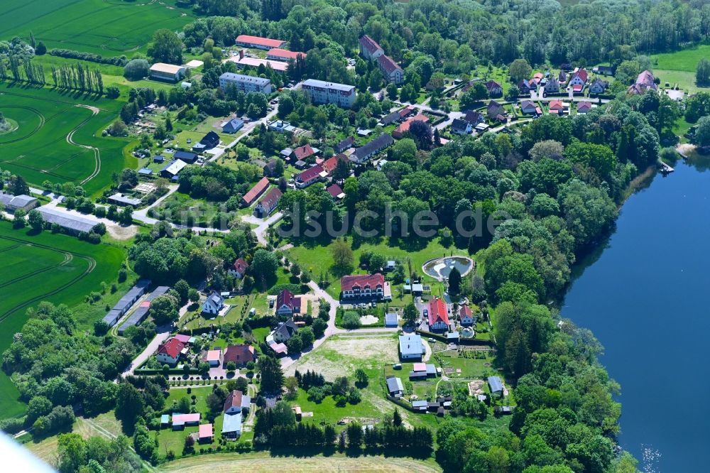 Schorssow von oben - Dorf - Ansicht in Schorssow im Bundesland Mecklenburg-Vorpommern, Deutschland