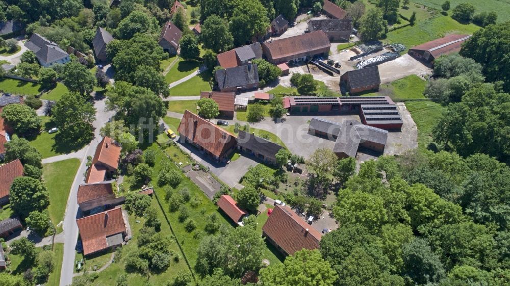 Schreyahn aus der Vogelperspektive: Dorf - Ansicht in Schreyahn im Bundesland Niedersachsen, Deutschland