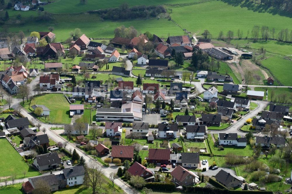 Luftaufnahme Siddessen - Dorf - Ansicht von Siddessen im Bundesland Nordrhein-Westfalen