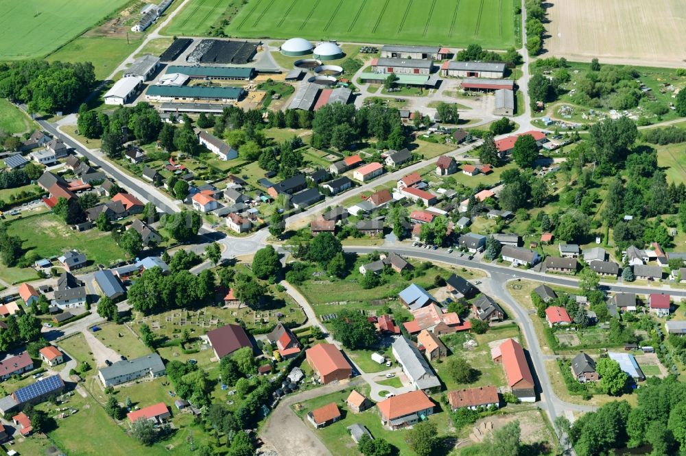 Luftbild Siggelkow - Dorf - Ansicht in Siggelkow im Bundesland Mecklenburg-Vorpommern, Deutschland