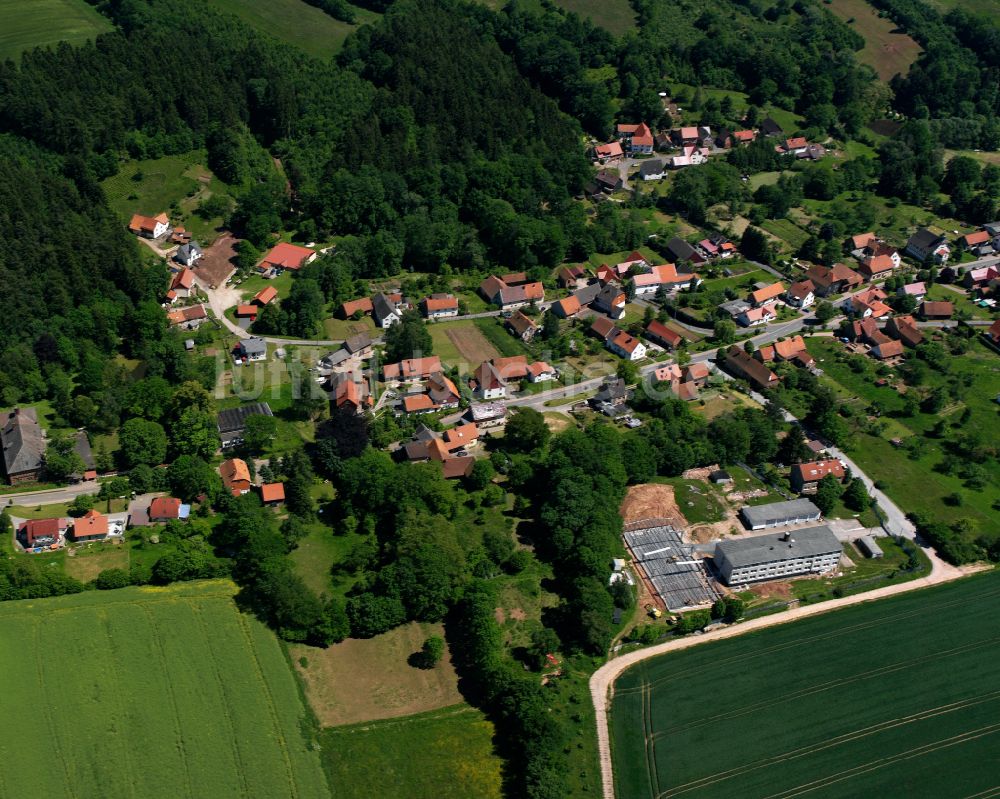 Luftbild Silkerode - Dorf - Ansicht in Silkerode im Bundesland Thüringen, Deutschland