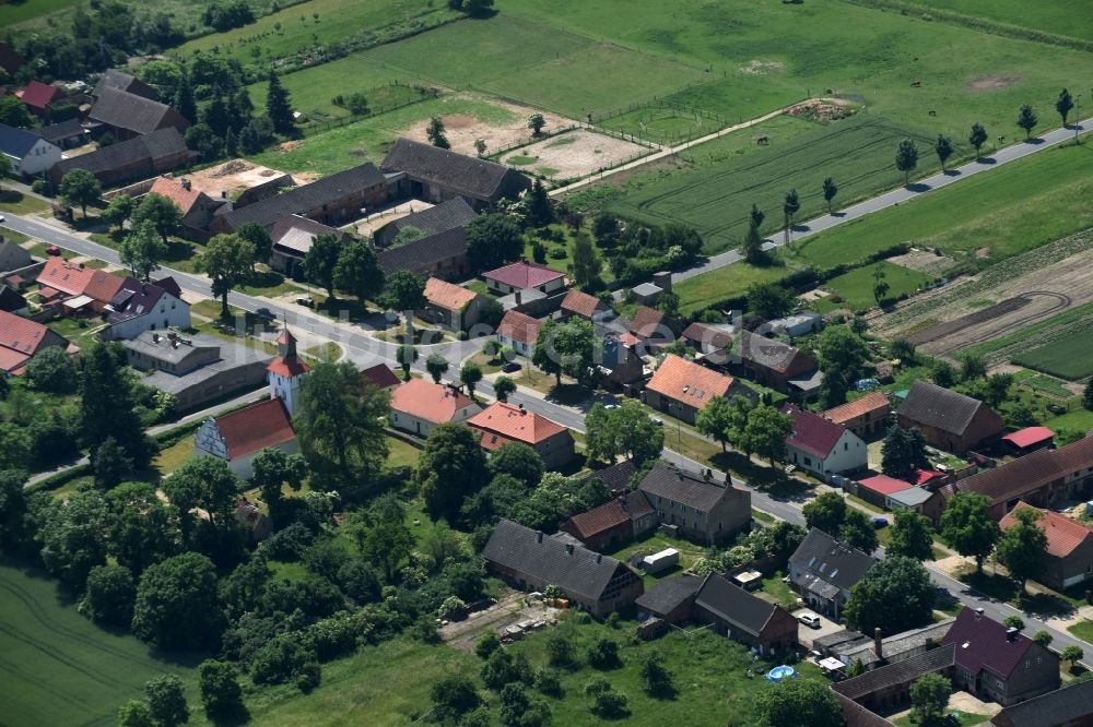 Luftbild Sonnenberg - Dorf - Ansicht von Sonnenberg im Bundesland Brandenburg