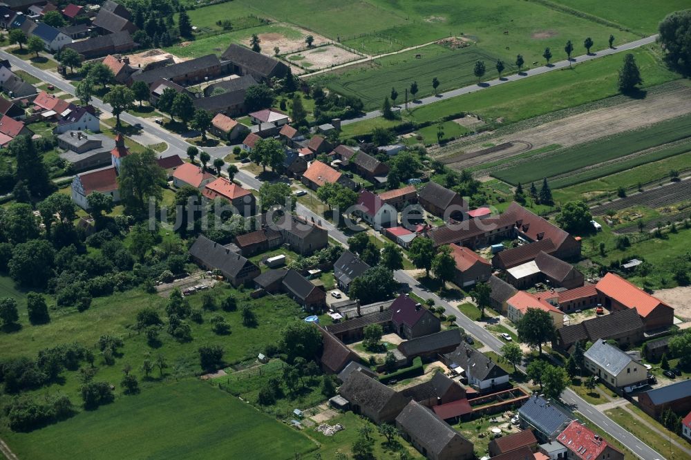 Luftaufnahme Sonnenberg - Dorf - Ansicht von Sonnenberg im Bundesland Brandenburg