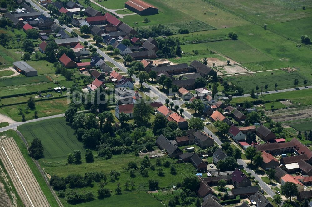 Sonnenberg von oben - Dorf - Ansicht von Sonnenberg im Bundesland Brandenburg