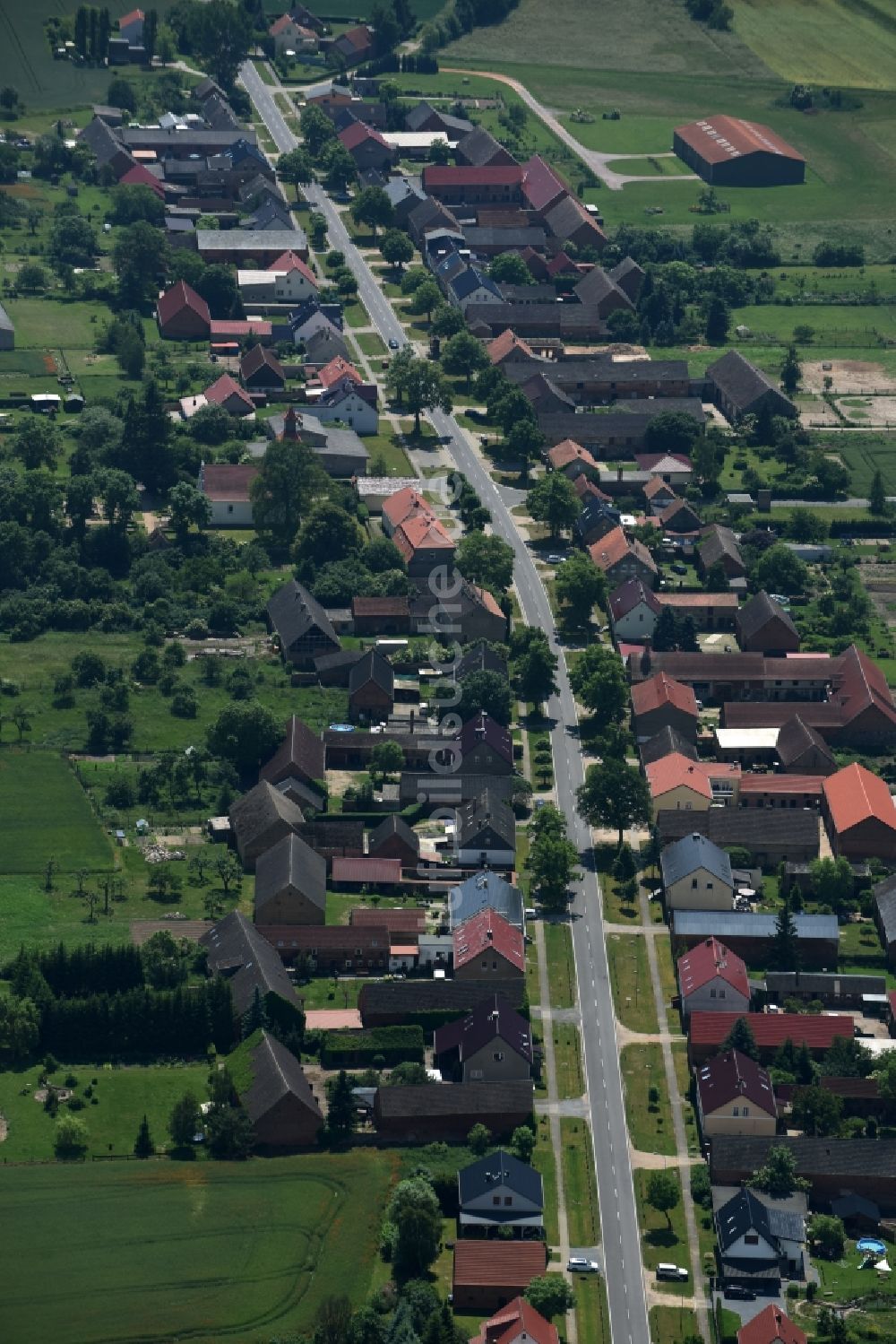 Luftbild Sonnenberg - Dorf - Ansicht von Sonnenberg im Bundesland Brandenburg