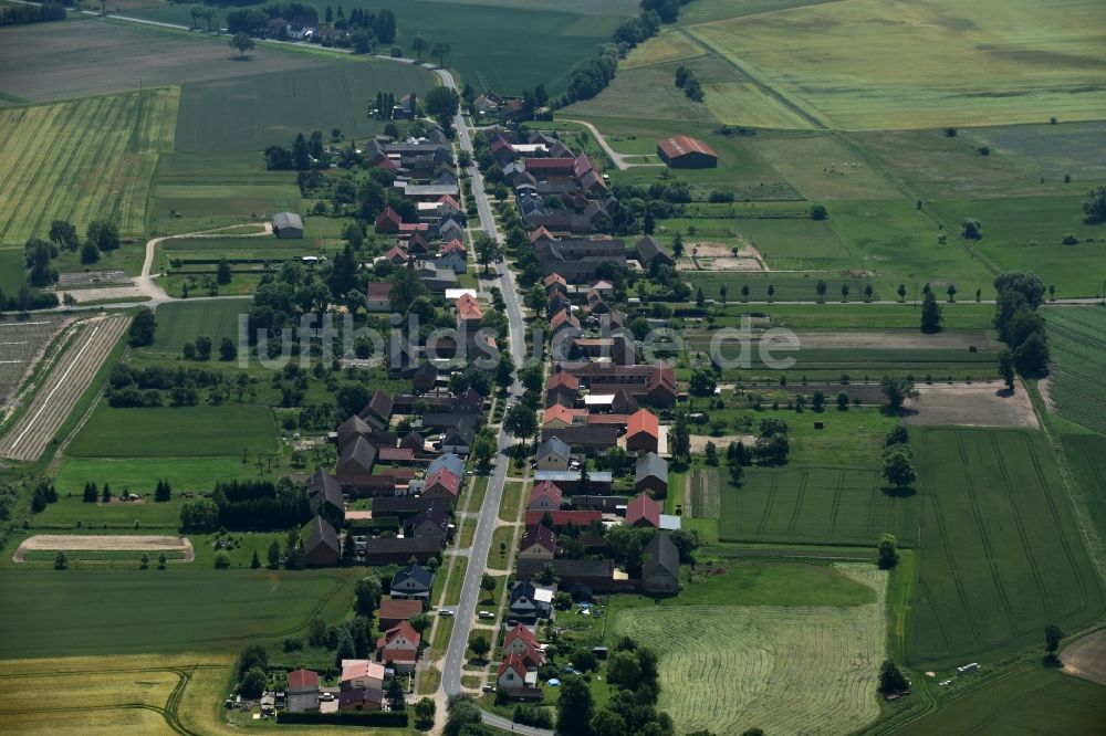 Luftbild Sonnenberg - Dorf - Ansicht von Sonnenberg im Bundesland Brandenburg