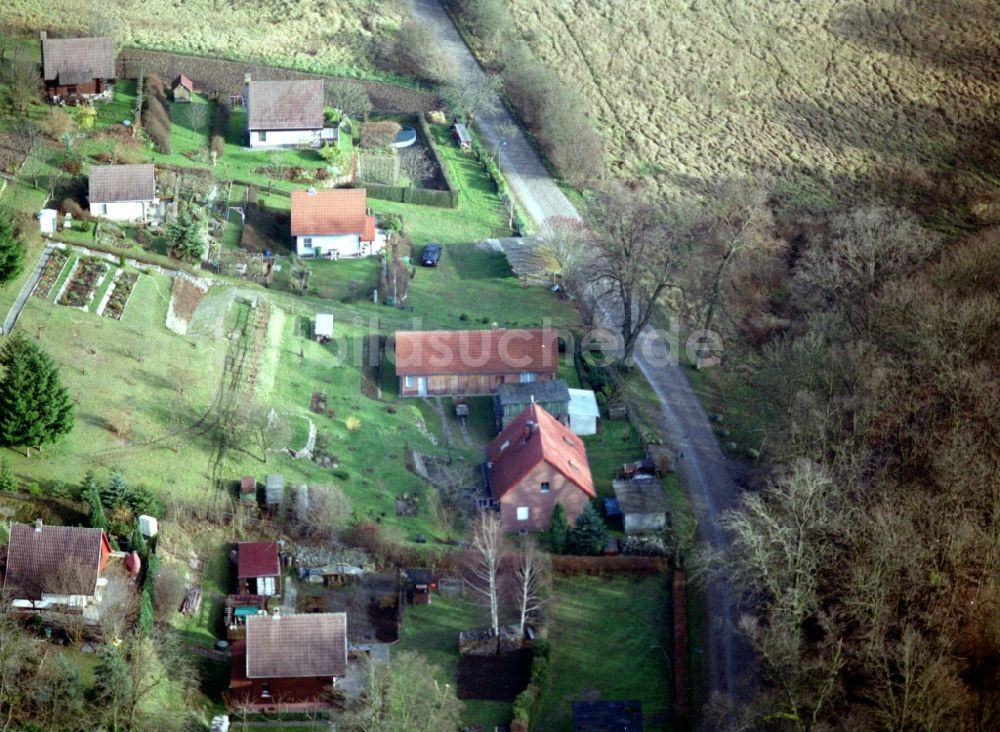 Sonnenburg von oben - Dorf - Ansicht in Sonnenburg im Bundesland Brandenburg, Deutschland