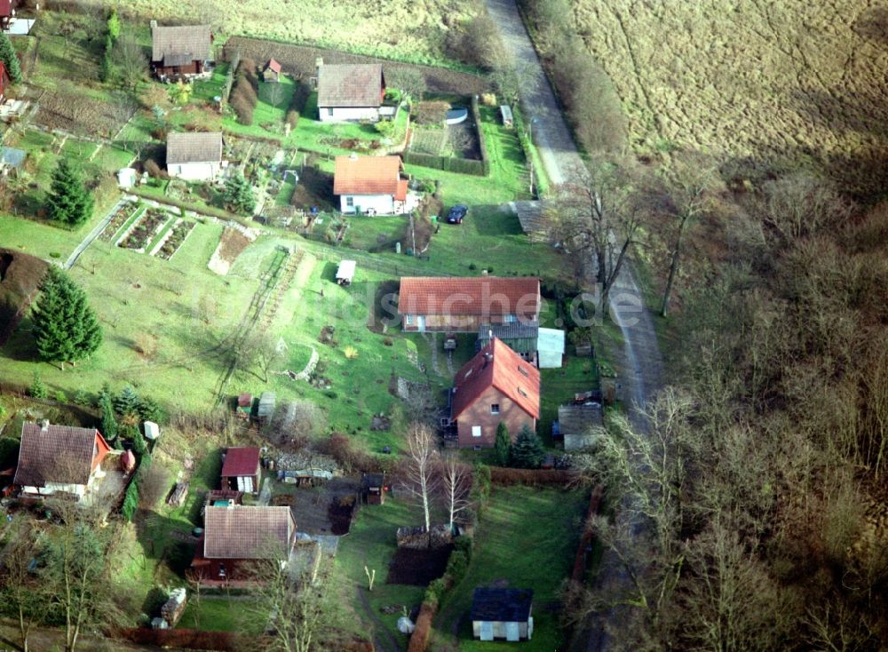 Sonnenburg aus der Vogelperspektive: Dorf - Ansicht in Sonnenburg im Bundesland Brandenburg, Deutschland