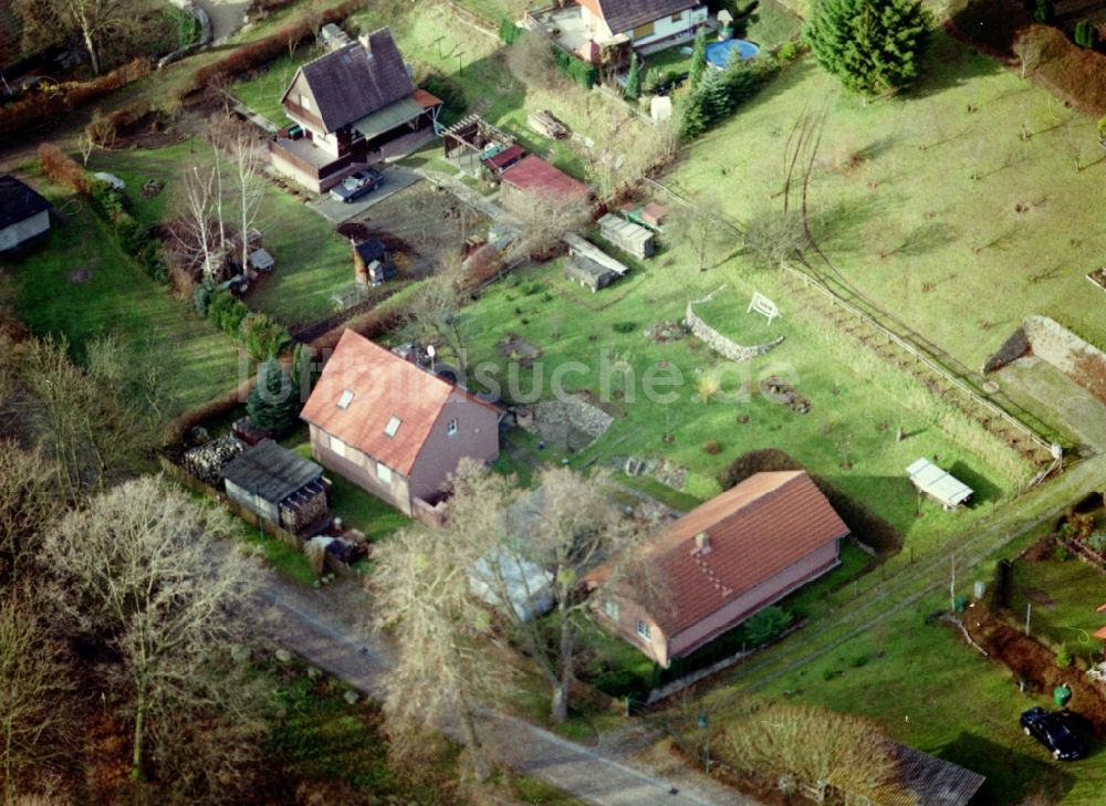 Luftbild Sonnenburg - Dorf - Ansicht in Sonnenburg im Bundesland Brandenburg, Deutschland