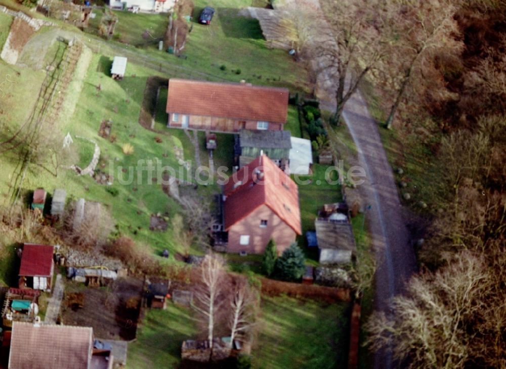 Sonnenburg aus der Vogelperspektive: Dorf - Ansicht in Sonnenburg im Bundesland Brandenburg, Deutschland