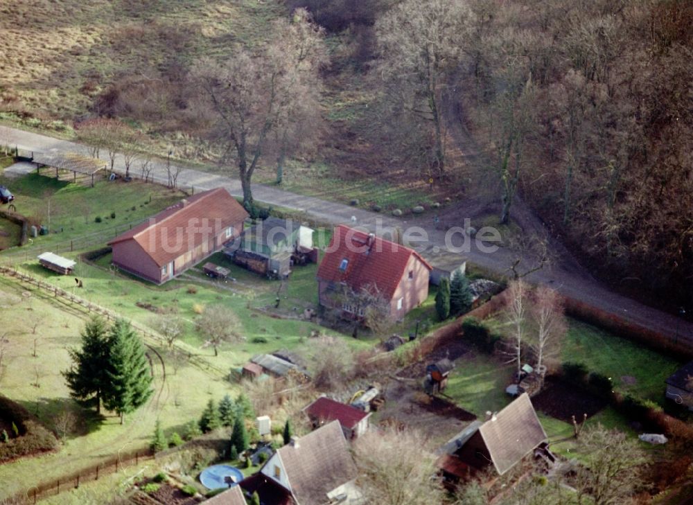 Luftaufnahme Sonnenburg - Dorf - Ansicht in Sonnenburg im Bundesland Brandenburg, Deutschland