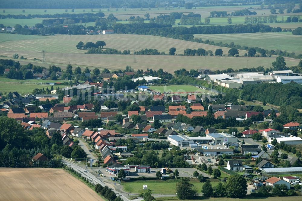 Luftbild Spornitz - Dorf - Ansicht von Spornitz im Bundesland Mecklenburg-Vorpommern