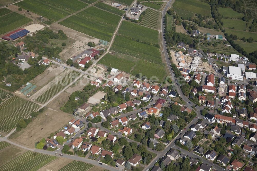 Stadecken-Elsheim aus der Vogelperspektive: Dorf - Ansicht von Stadecken-Elsheim im Bundesland Rheinland-Pfalz